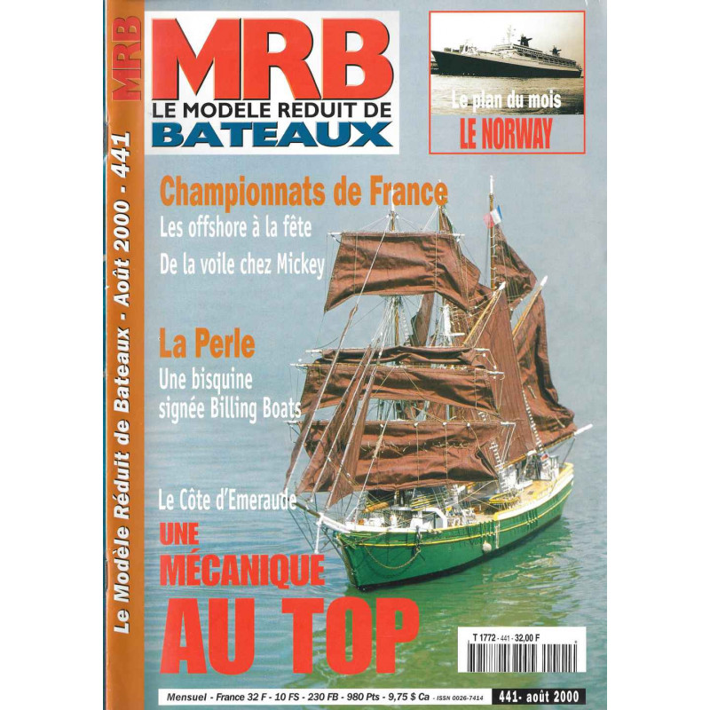 Couverture Modèle Réduit Bateau 441