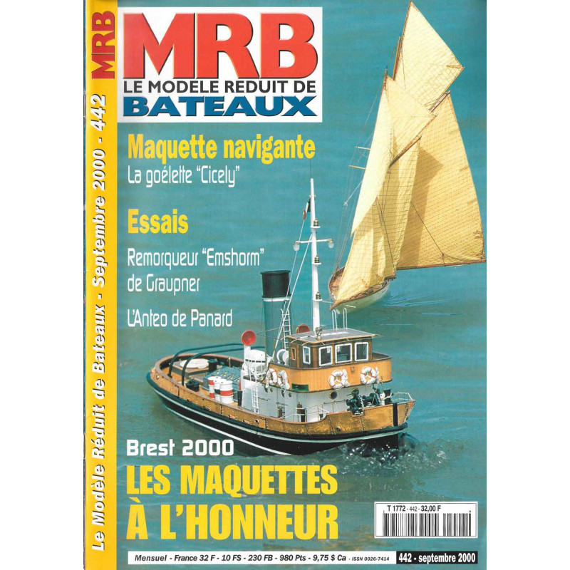 Couverture Modèle Réduit Bateau 442