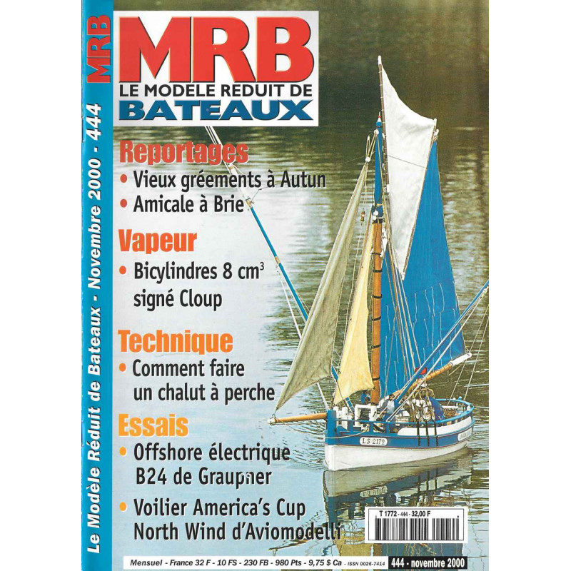 Couverture Modèle Réduit Bateau 444