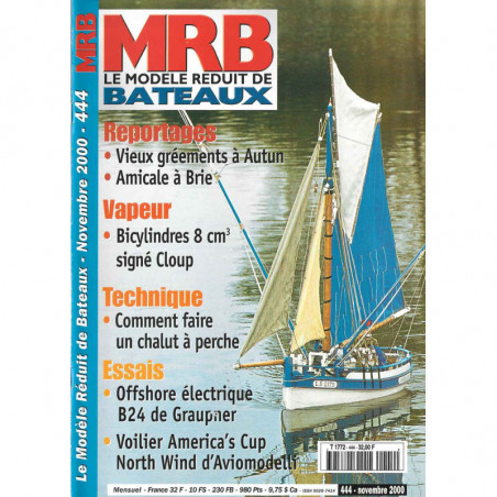 Couverture Modèle Réduit Bateau 444