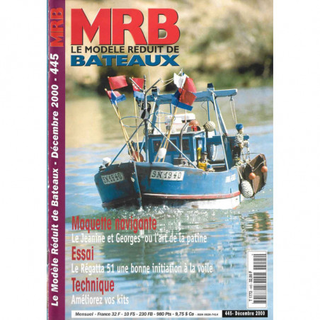 Couverture Modèle Réduit Bateau 445