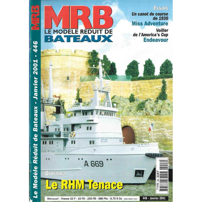 Couverture Modèle Réduit Bateau 446