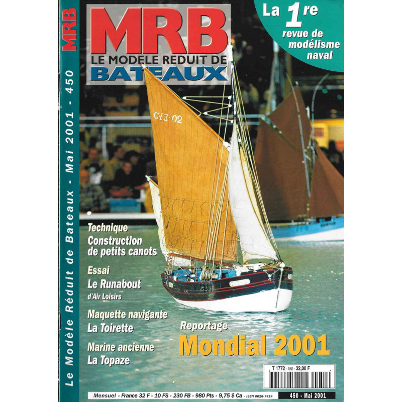 Couverture Modèle Réduit Bateau 450