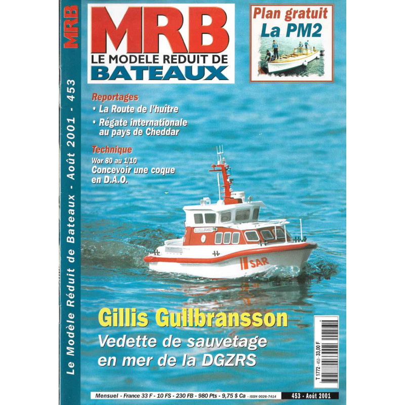 Couverture Modèle Réduit Bateau 453
