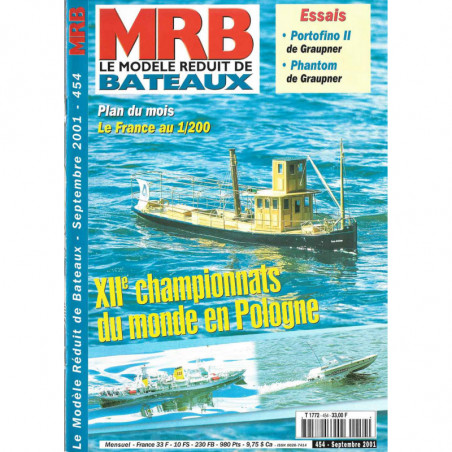 Couverture Modèle Réduit Bateau 454