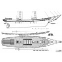 Inset map: the schooner Faro de cullera