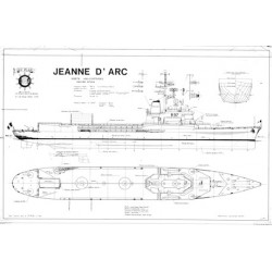 Plan du bateau Jeanne d'Arc.