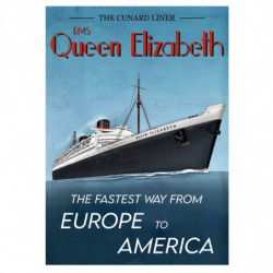Poster Paquebot "Queen Elizabeth"