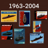 Pack de 7 posters Sous-marins U.S. Navy (1963-2004)