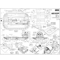 Plan du bateau Aérosam