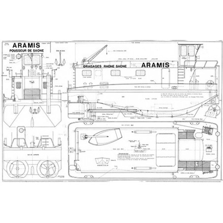 Plan du bateau Aramis