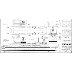 Plan du bateau Ayvazovskiy