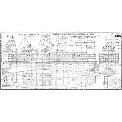 Plan du bateau Bateau Américain à Roue