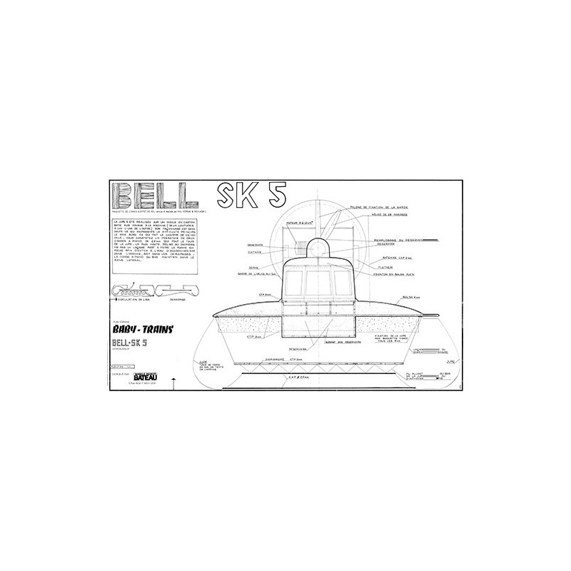 Plan du bateau Bell SK 5