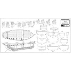 Plan du bateau Bergère de Domremy