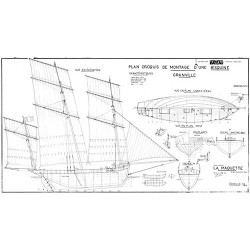 Plan du bateau Bisquine