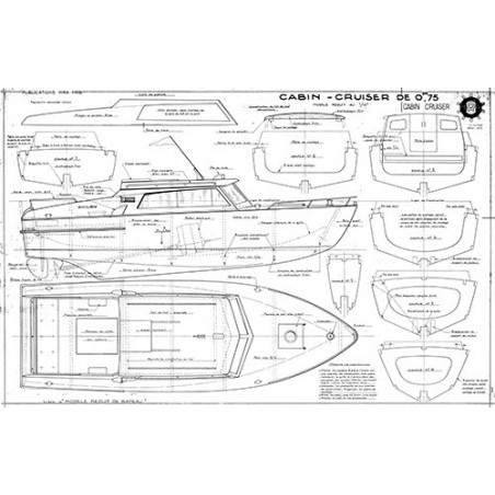 Plan du bateau Cabin Cruiser