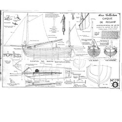 Plan du bateau Caique de Fecamp