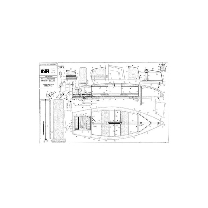 Plan du bateau Clapotis