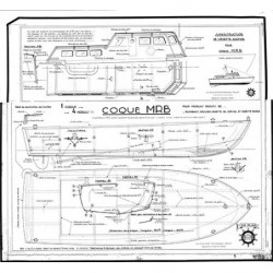 Plan du bateau Coque MRB