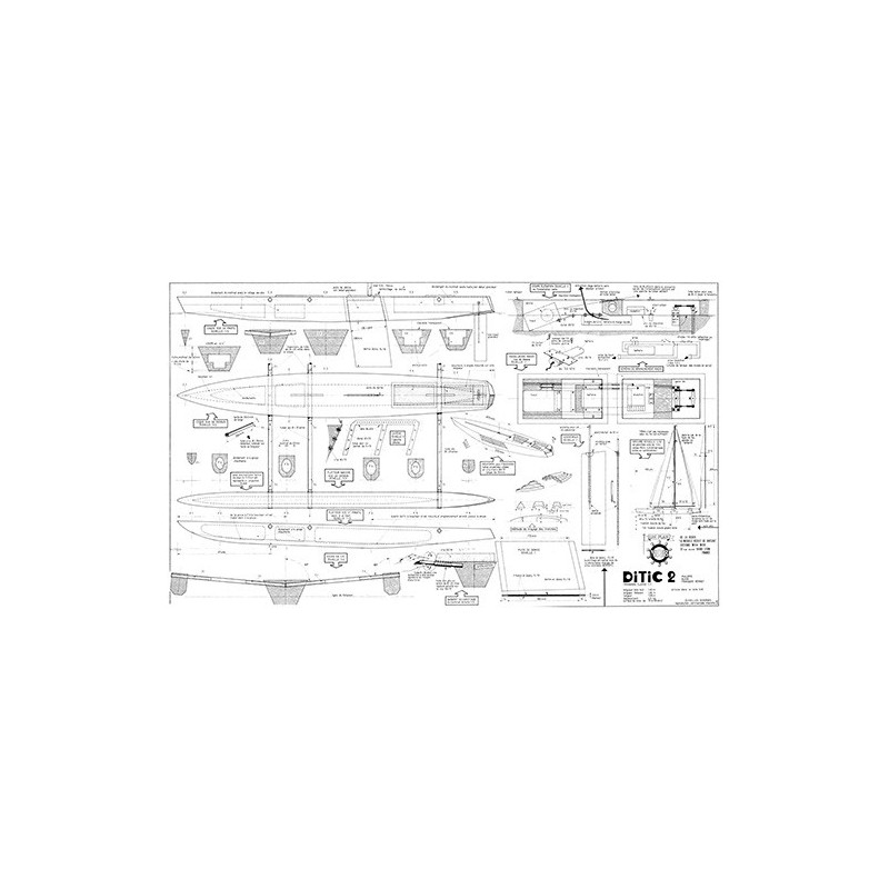 Plan du bateau Ditic 2