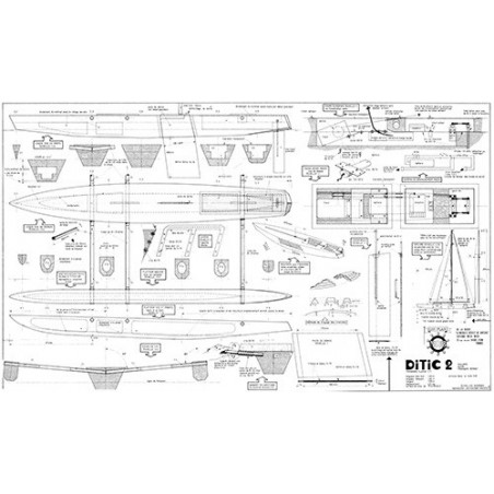 Plan du bateau Ditic 2