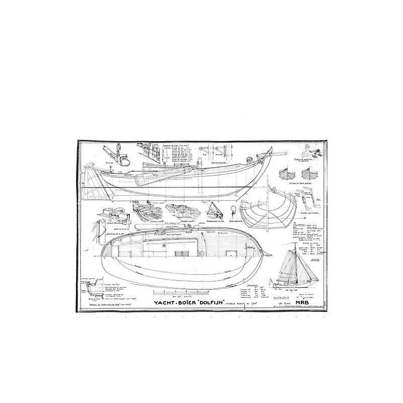 Plan du bateau Dolfin