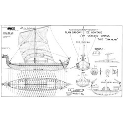Plan du bateau Drakkar Viking