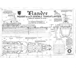 Plan du bateau Flandre