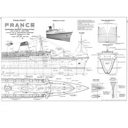 Plan du bateau France Paquebot