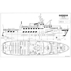 Plan du bateau Guerveur