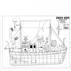 Plan du bateau Gwenmor