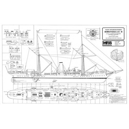 Plan du bateau Hirondelle II