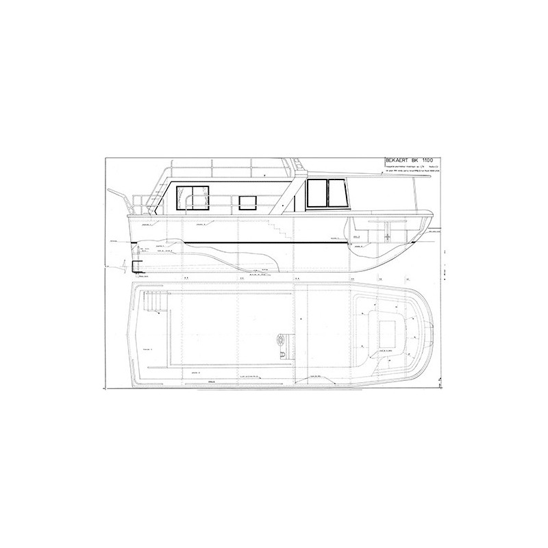 Plan du bateau House Boat
