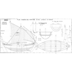 Plan du bateau Jonque d'Annam