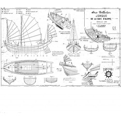 Plan du bateau Jonque de la Baie d'Along