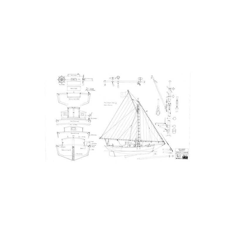 Plan du bateau Juliet