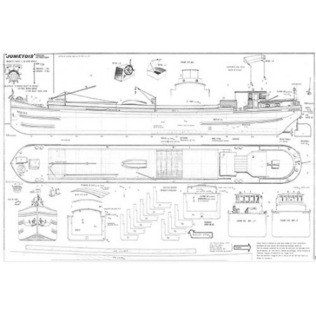Plan du bateau Jumetois