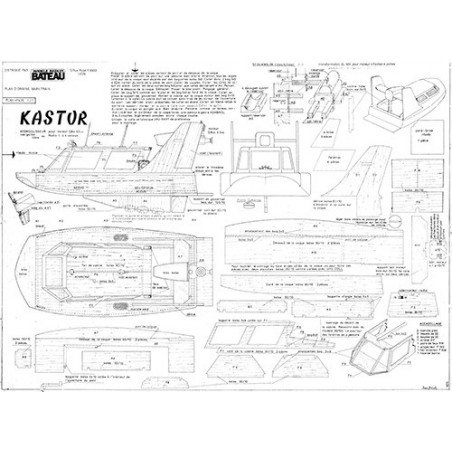 Plan du bateau Kastor