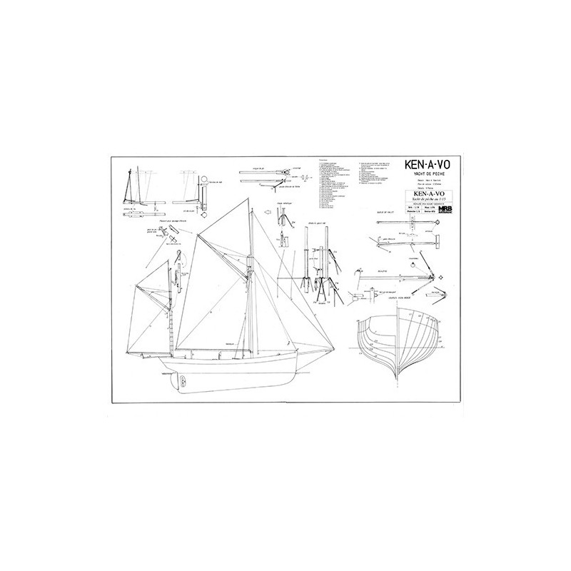 Plan du bateau Ken Avo