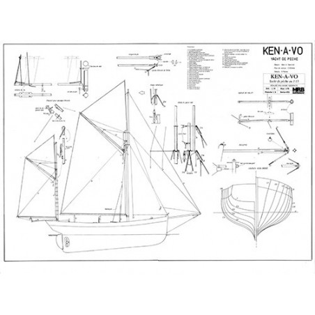 Plan du bateau Ken Avo